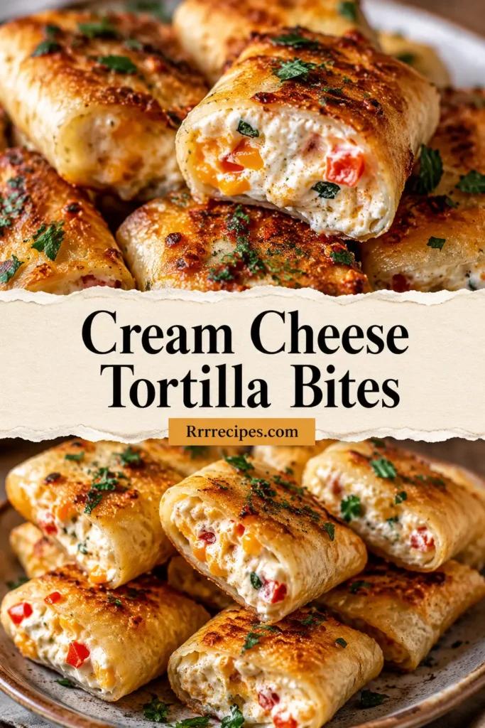 Cream Cheese Tortilla Bites