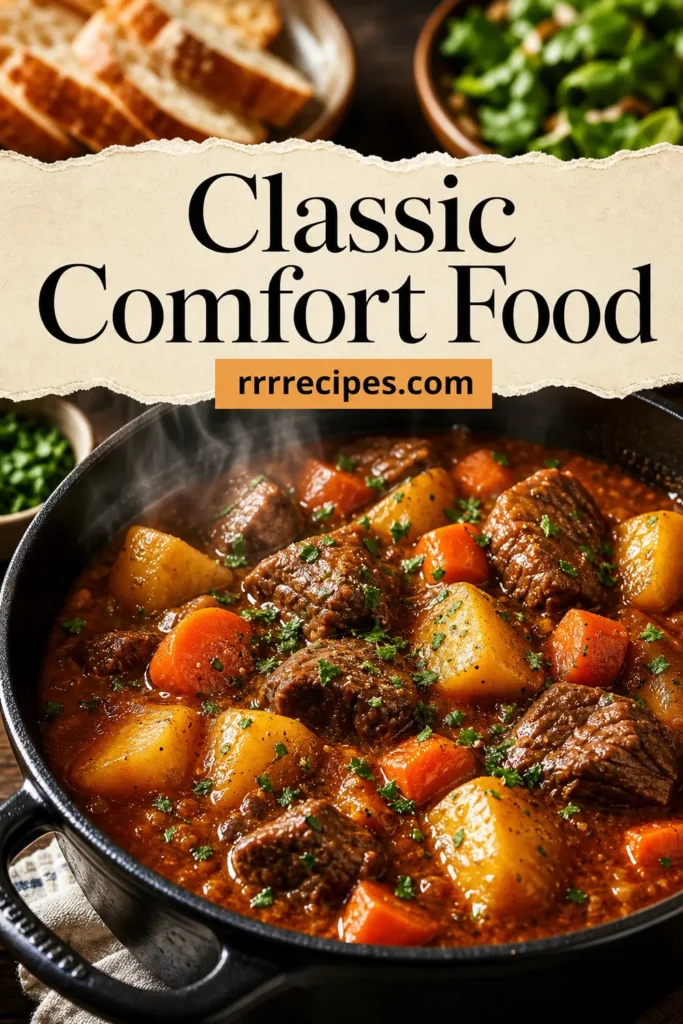 My aunt always serves this classic comfort food when the spring weather is still biting. Toss 4 simple ingredients into the pot for an instantly warming dinner.
