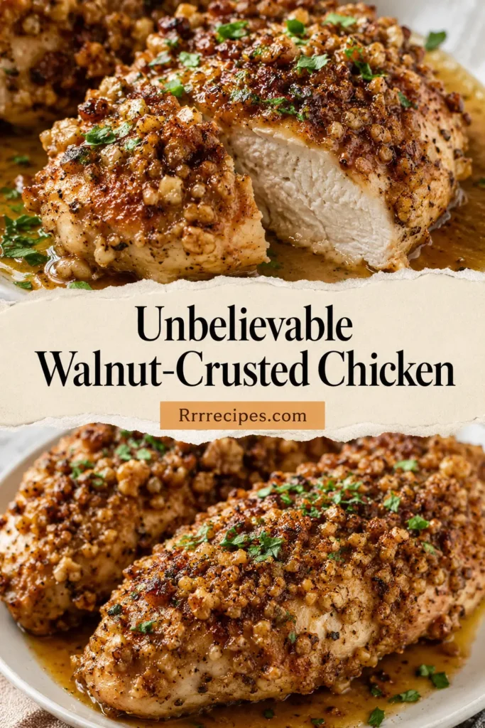 Unbelievable Walnut-Crusted Chicken