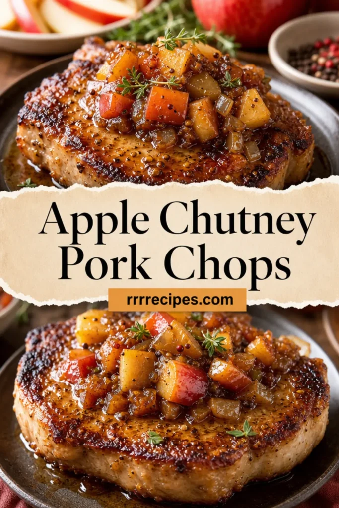 Apple Chutney Pork Chops Recipe (Bring autumn to your table!)