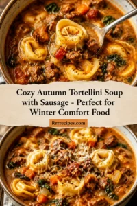 Cozy Autumn Tortellini Soup with Sausage - Perfect for Winter Comfort Food