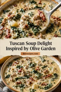 Tuscan Soup Delight Inspired by Olive Garden