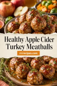 Deliciously Healthy Apple Cider Turkey Meatballs for Fall Feasts