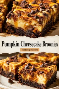Pumpkin Cheesecake Brownies