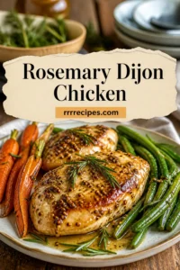 Rosemary Dijon Chicken | Chicken breast dinners, Chicken dishes recipes, Rosemary chicken recipe
