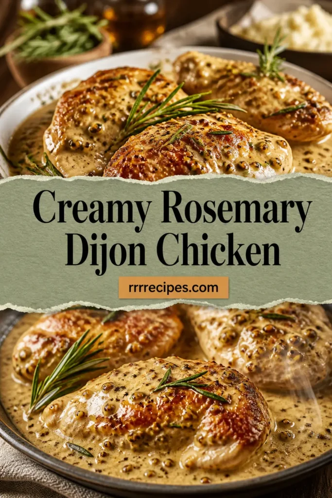Creamy Rosemary Dijon Chicken