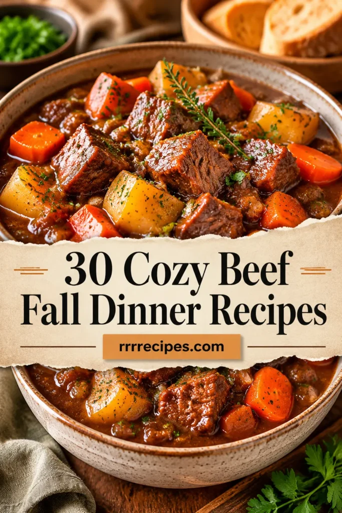 30 Cozy Beef Fall Dinner Recipes You’ll Make All Season Long