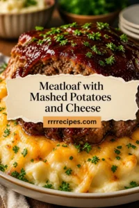 Meatloaf with Mashed Potatoes and Cheese