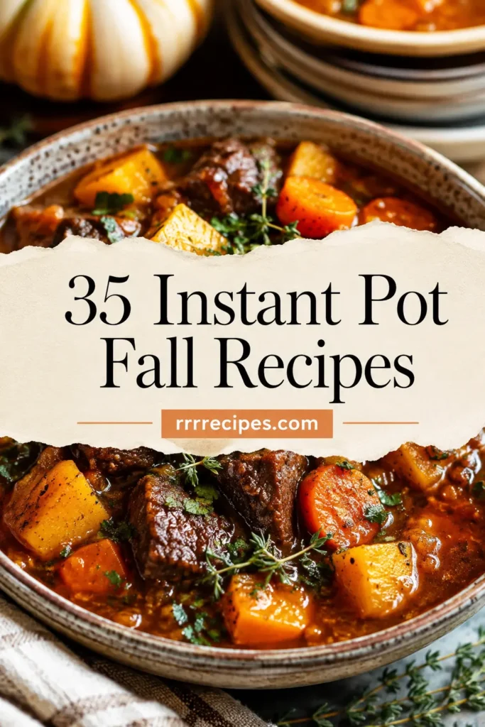 35 Instant Pot Fall Recipes