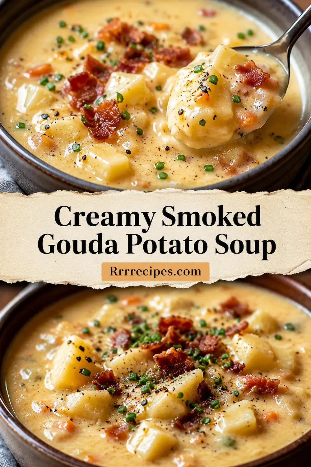 Creamy Smoked Gouda Potato Soup