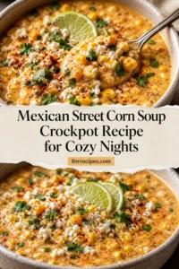 Mexican Street Corn Soup Crockpot Recipe for Cozy Nights