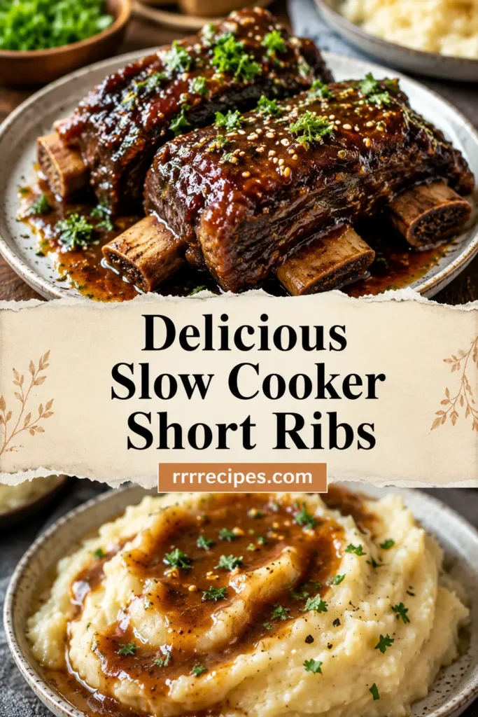 SLOW COOKER SHORT RIBS + WonkyWonderful