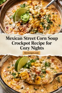 Mexican Street Corn Soup Crockpot Recipe for Cozy Nights