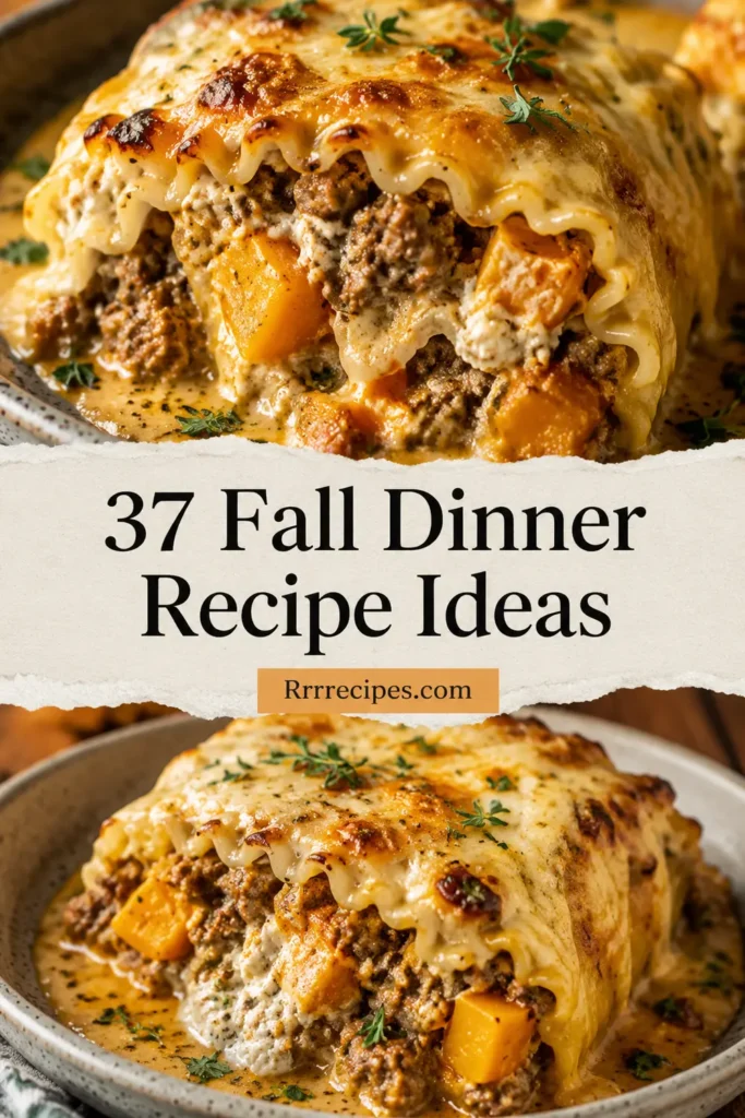 37 Fall Dinner Recipe Ideas
