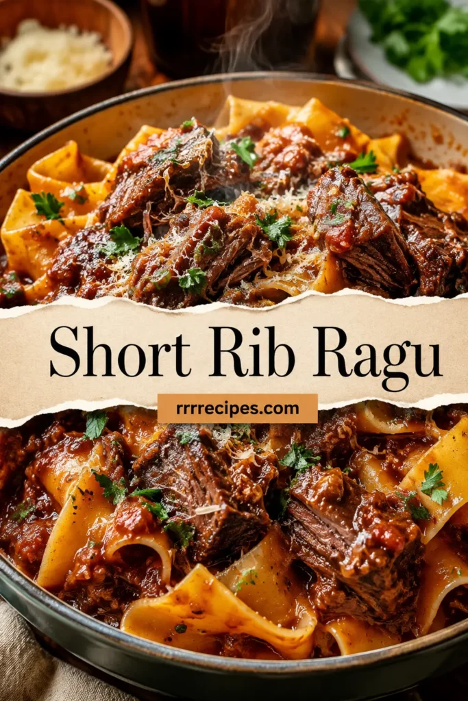 Dutch Oven Short Rib Ragu with Pappardelle
