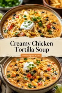 Creamy Chicken Tortilla Soup