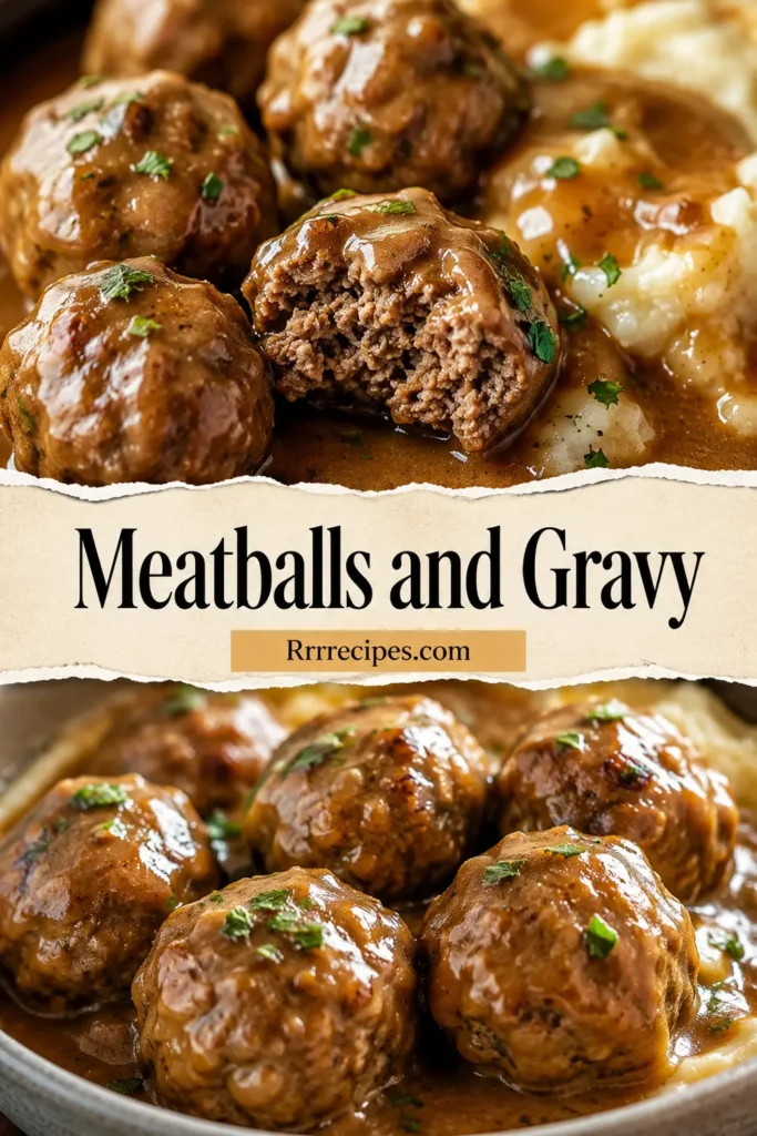 Meatballs and Gravy
