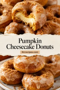 Pumpkin Cheesecake Donuts