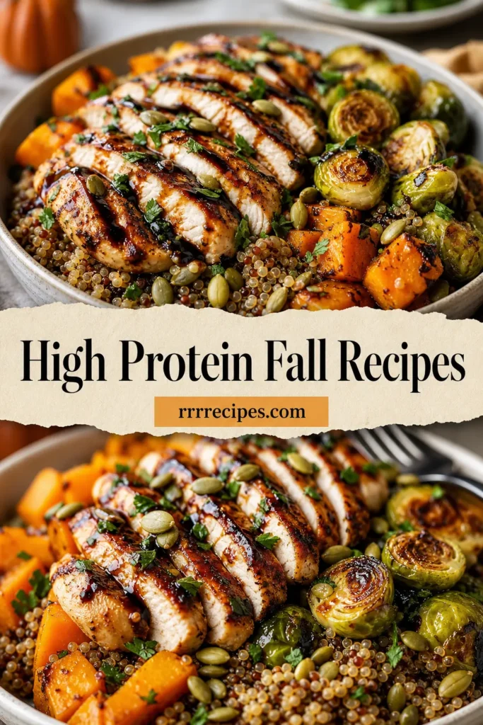 High Protein Fall Recipes