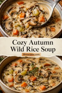 Cozy Autumn Wild Rice Soup