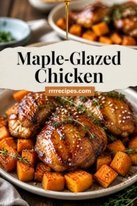 Maple-Glazed Chicken with Sweet Potatoes