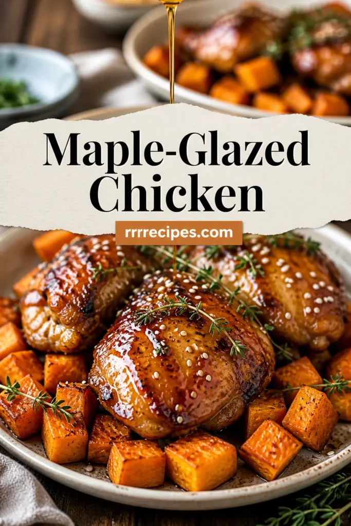 Maple-Glazed Chicken with Sweet Potatoes