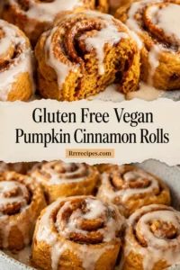Gluten Free Vegan Pumpkin Cinnamon Rolls