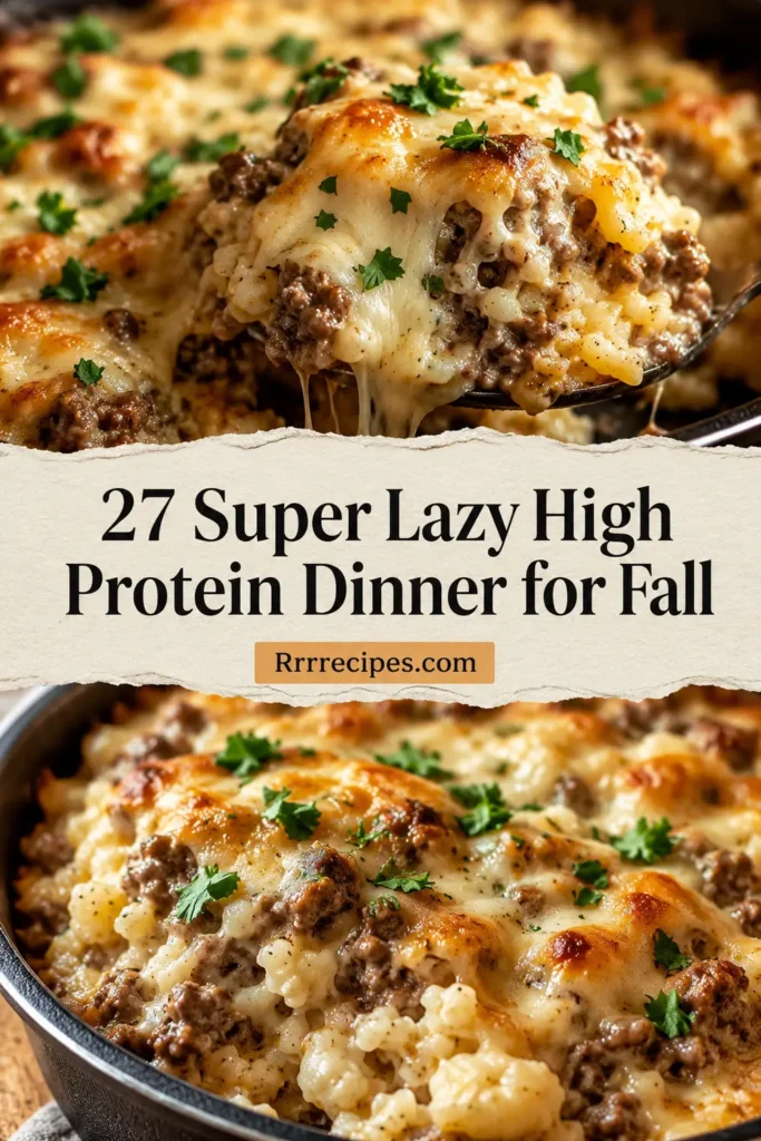27 Super Lazy High Protein Dinner for Fall