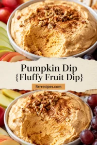 Pumpkin Dip {Fluffy Fruit Dip}