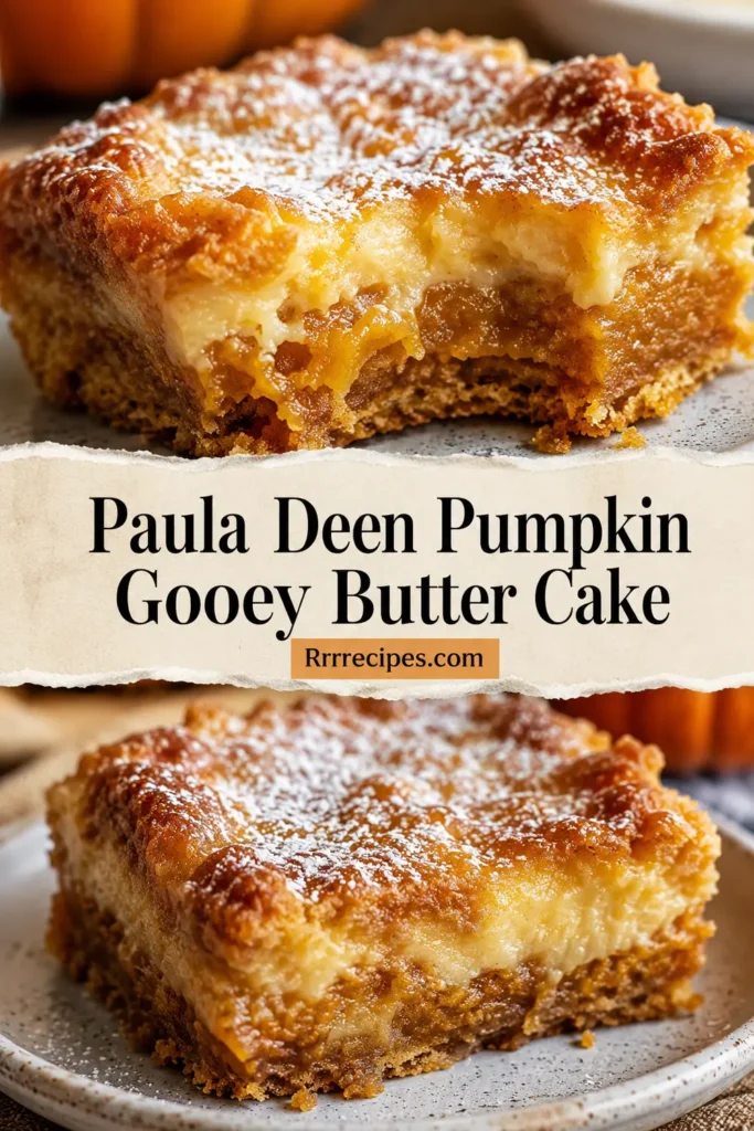 Paula Deen Pumpkin Gooey Butter Cake