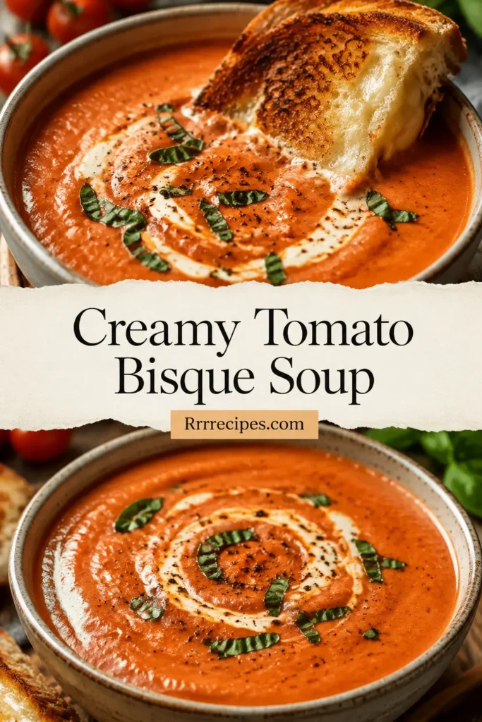 Creamy Tomato Bisque Soup