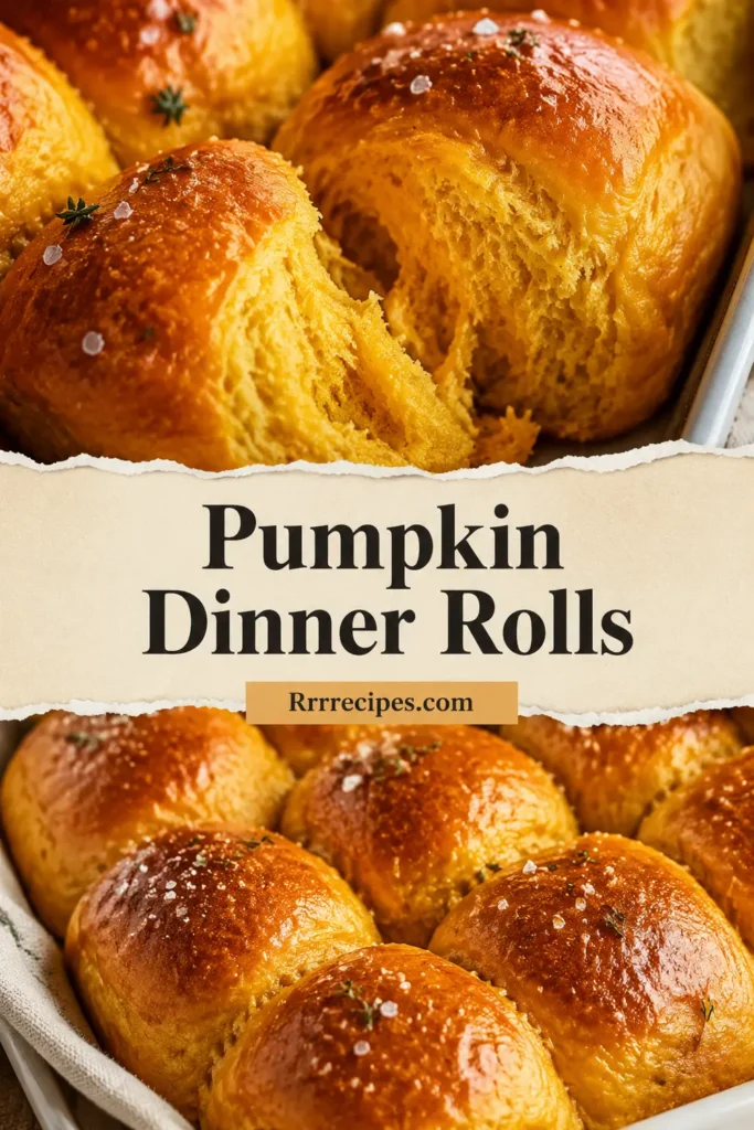 Pumpkin Dinner Rolls