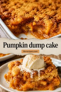 Pumpkin dump cake